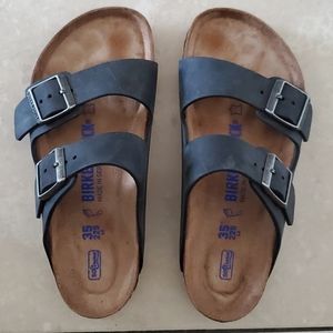 Birkenstock arizona oiled leather soft footbed